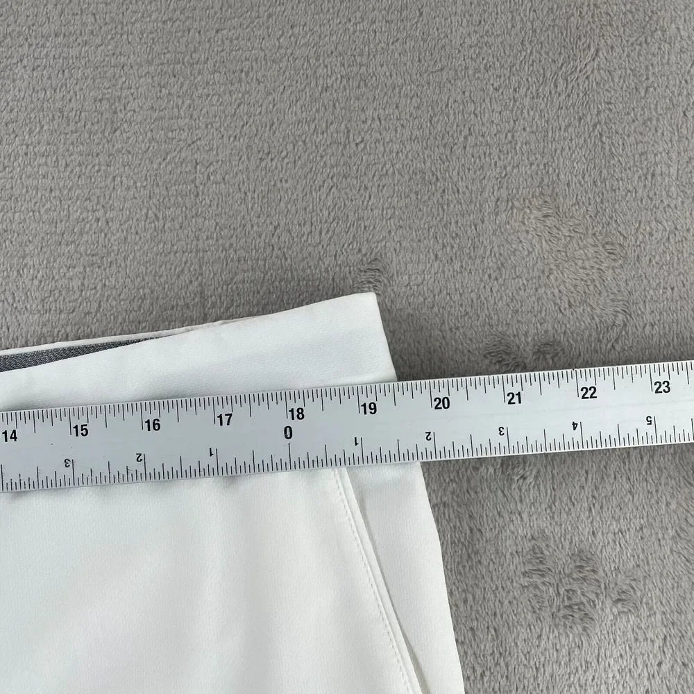 Nike Flex Hybrid Pants Men 38x32‎ White Performance Golf Straight Fit Vents